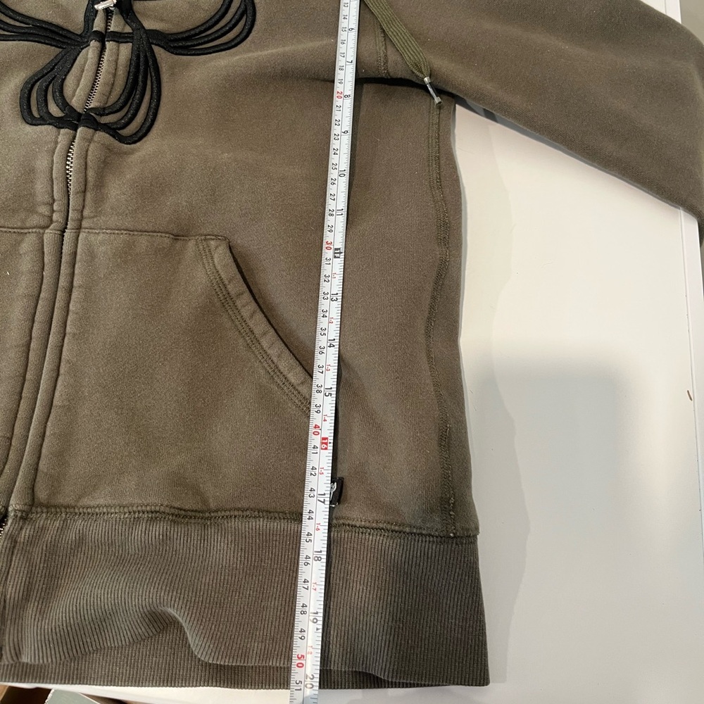 TNA Dark Green Hoodie with Black Logo - Picture 8 of 10